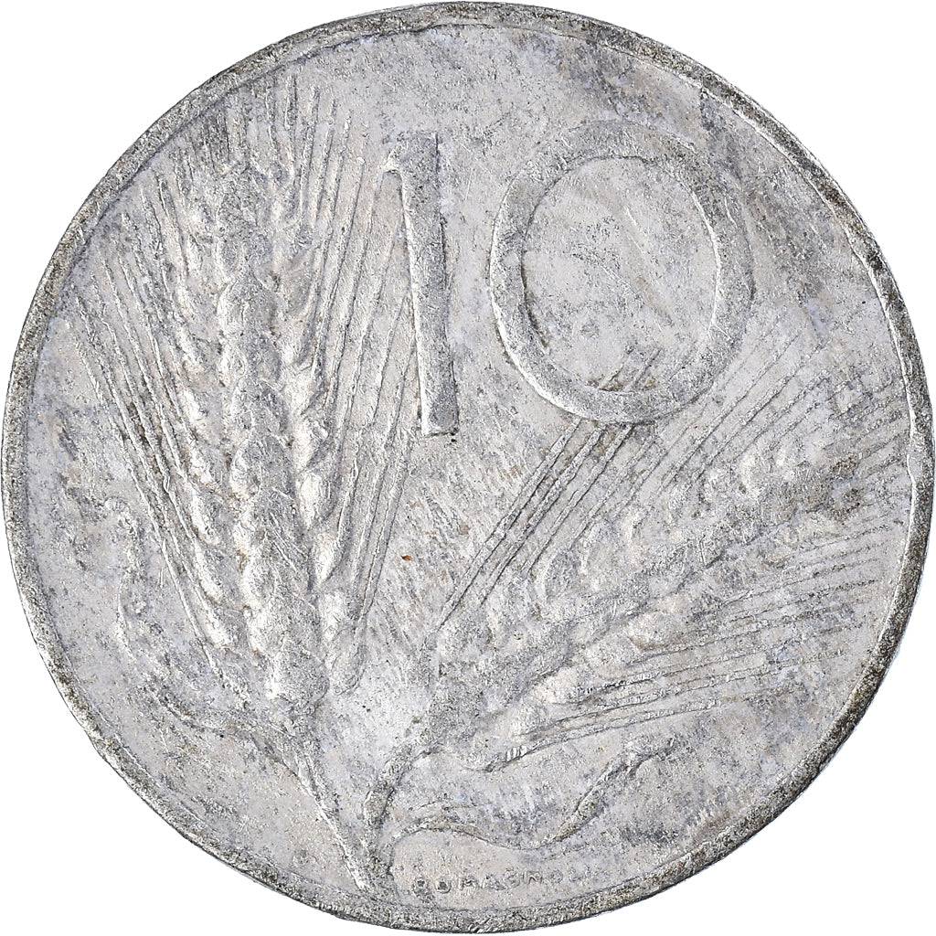 Moneta, Włochy, 10 Lire, 1971