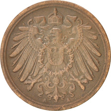 Moneta, GERMANIA - IMPERO, Wilhelm II, Pfennig, 1908, Berlin, SPL-, Rame, KM:10