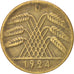 Allemagne, République de Weimar, 50 Rentenpfennig 1924 D, KM 34