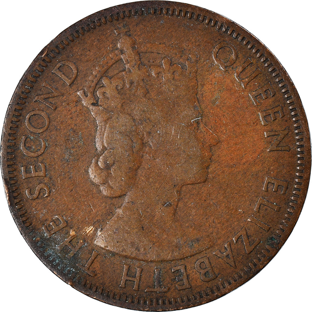 Moneta, Cipro, 5 Mils, 1955