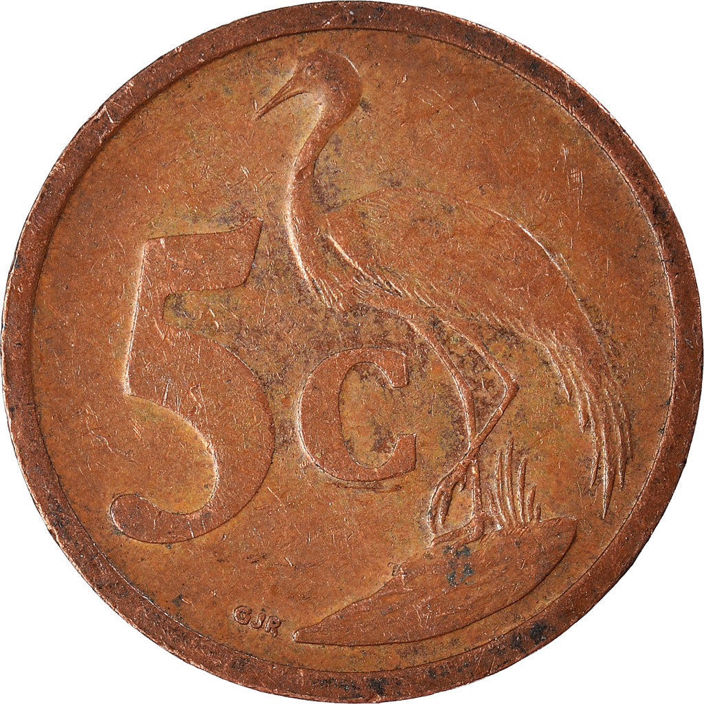 Moneta, Sudafrica, 5 Cents, 2008