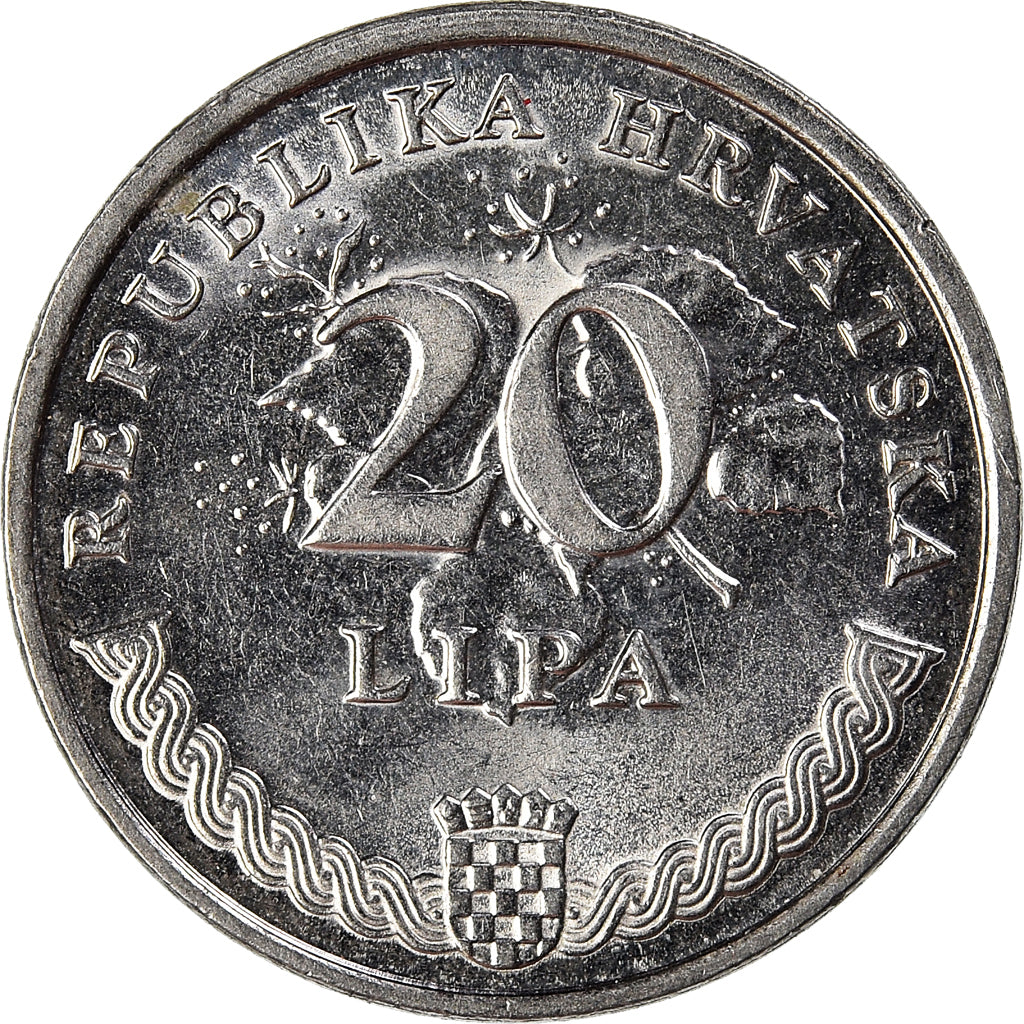 Moneda, Croacia, 20 Lipa, 2005