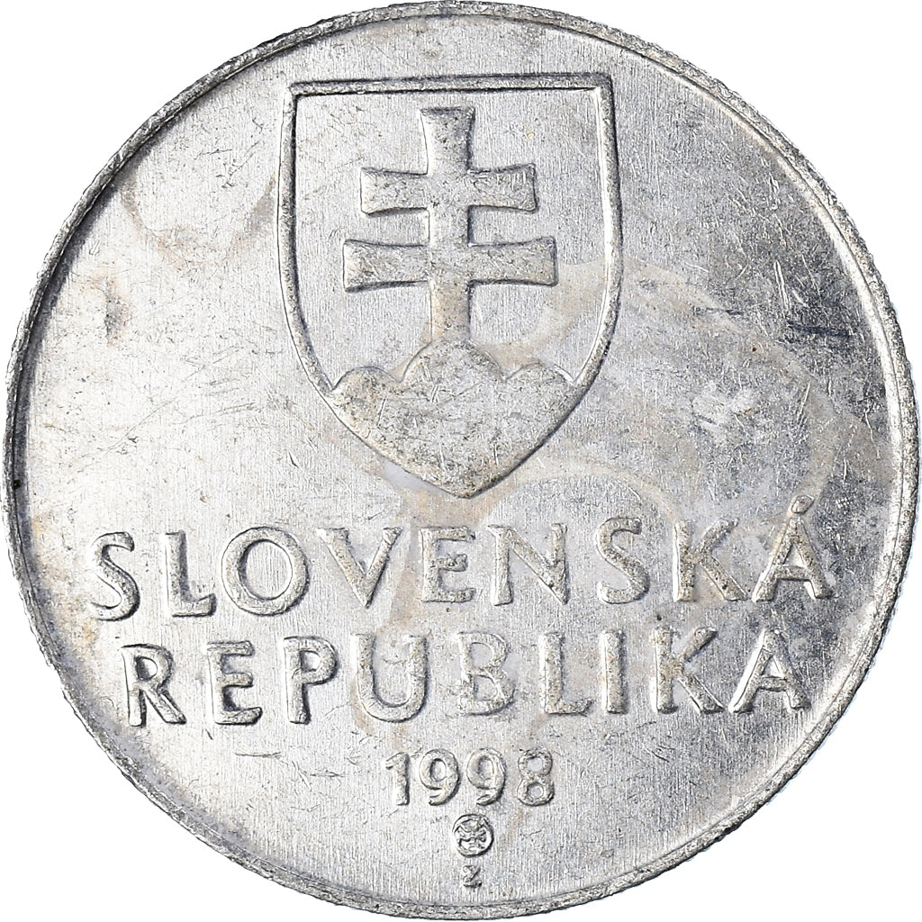 Coin, Slovakia, 20 Halierov, 1998