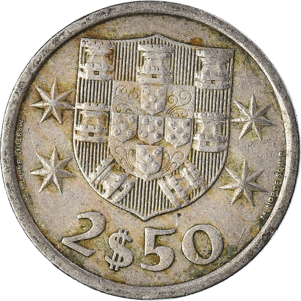 Coin, Portugal, 2-1/2 Escudos, 1967