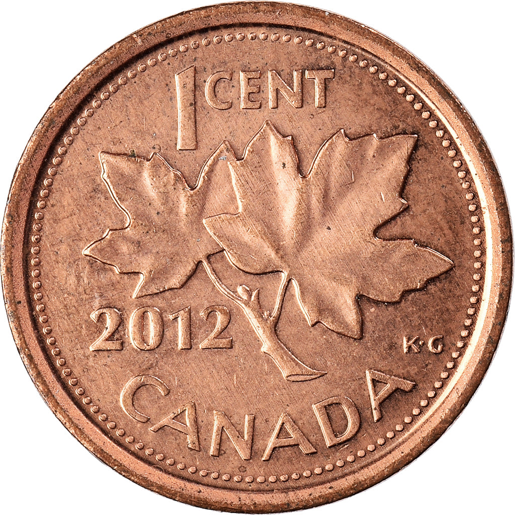 Moeda, Canadá, Cent, 2012