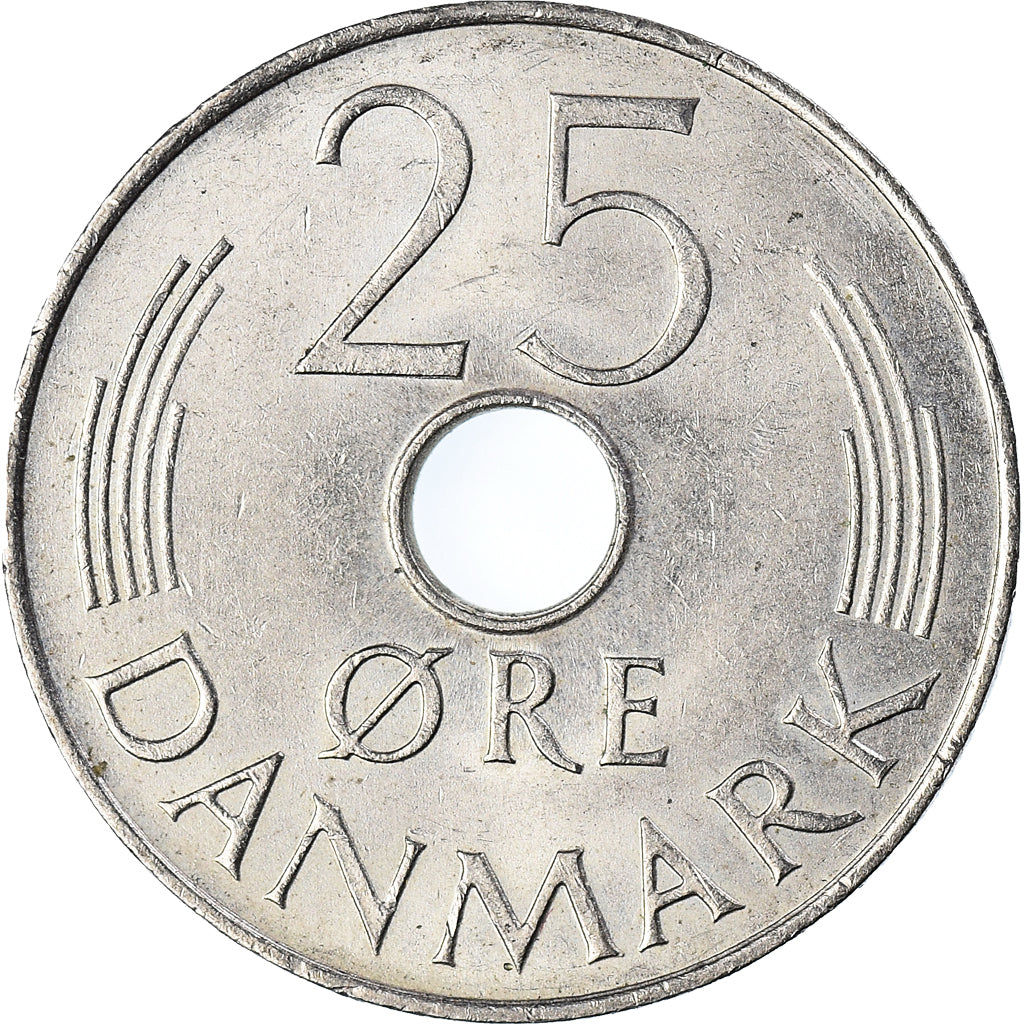 Moeda, Dinamarca, 25 Öre, 1978