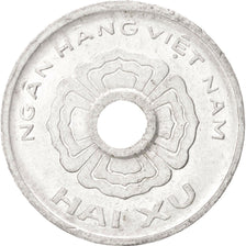 VIET NAM, 2 Xu, 1975, KM #A9, AU(50-53), Aluminum, 0.95