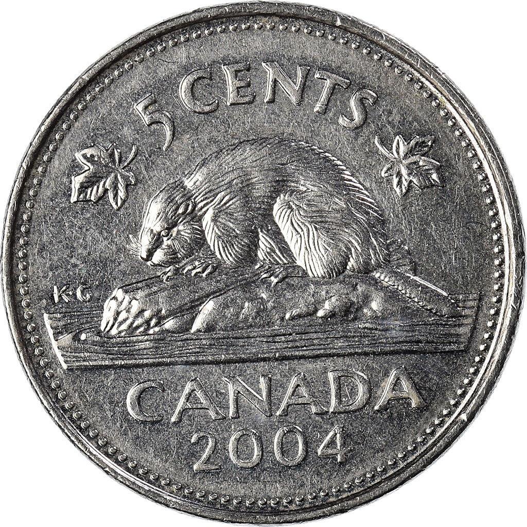 Moneda, Canadá, 5 Cents, 2004