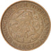 Coin, Netherlands, Wilhelmina I, Cent, 1937, AU(55-58), Bronze, KM:152