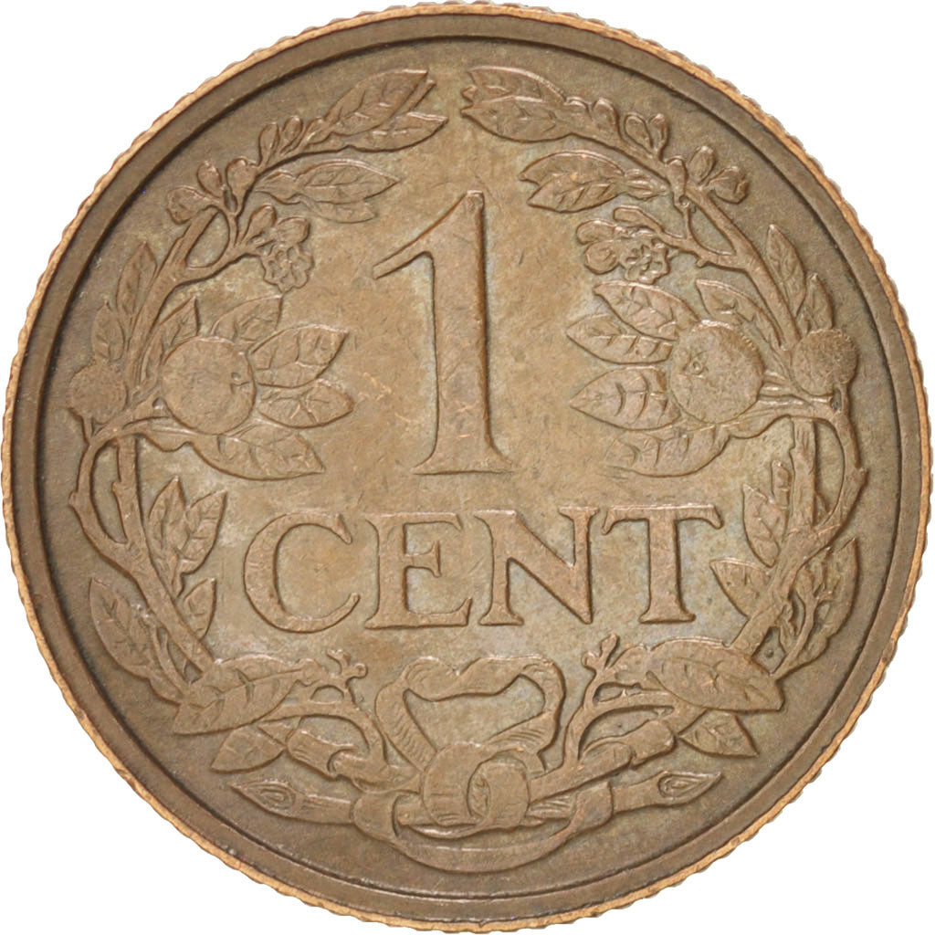 Coin, Netherlands, Wilhelmina I, Cent, 1937, AU(55-58), Bronze, KM:152