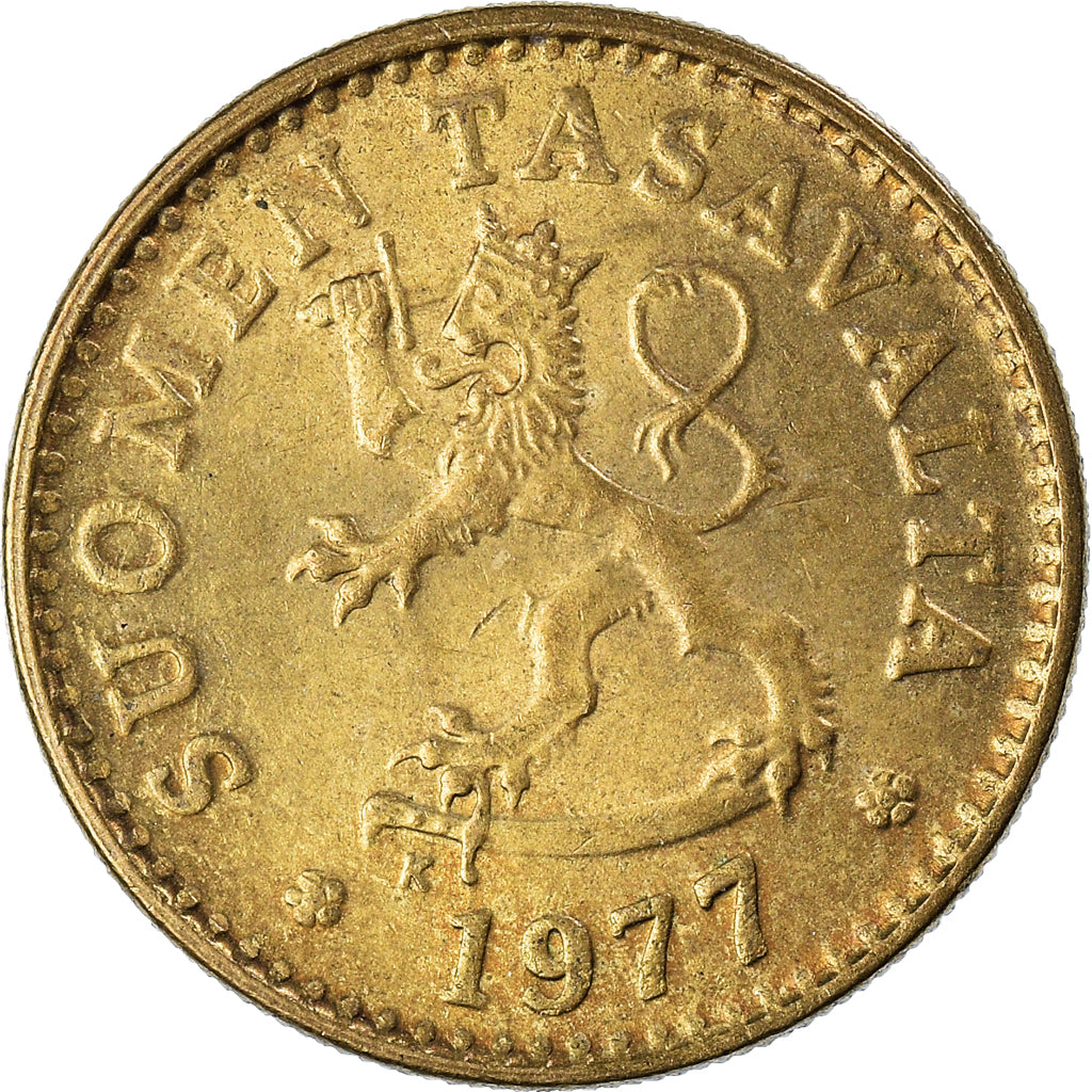 Moneta, Finlandia, 10 Pennia, 1977