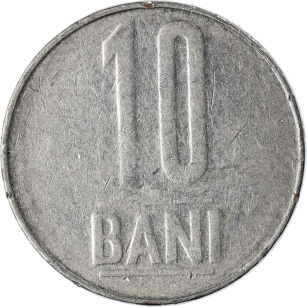 Moneda, Rumanía, 10 Bani, 2005
