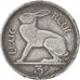 IRELAND REPUBLIC, 3 Pence, 1961, KM #12a, VF(20-25), Copper-Nickel, 18, 3.20
