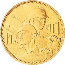 Iraq, 5 Dinars, 1971, SPL, Oro, KM:134