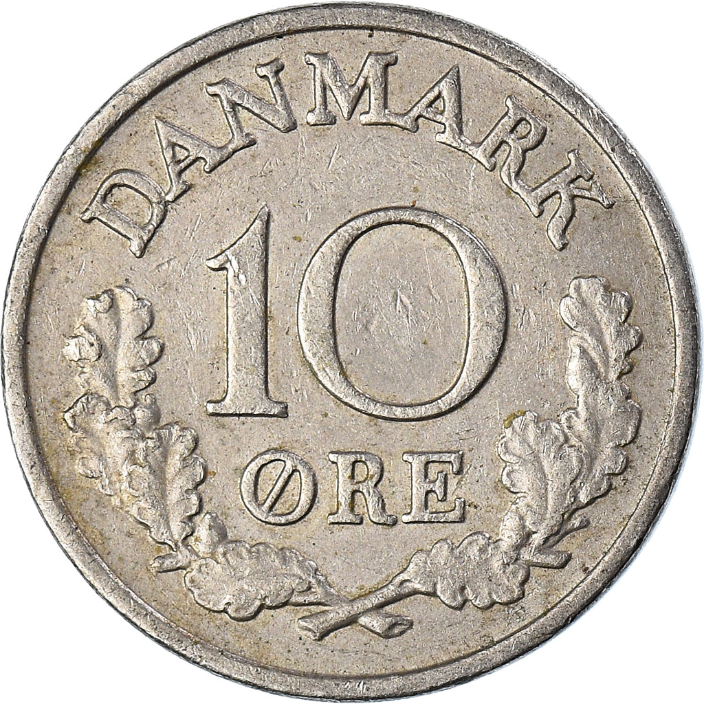 Münze, Dänemark, 10 Öre, 1969
