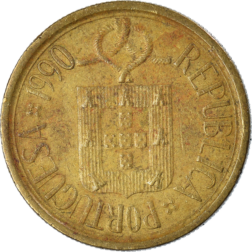 Moeda, Portugal, 5 Escudos, 1990