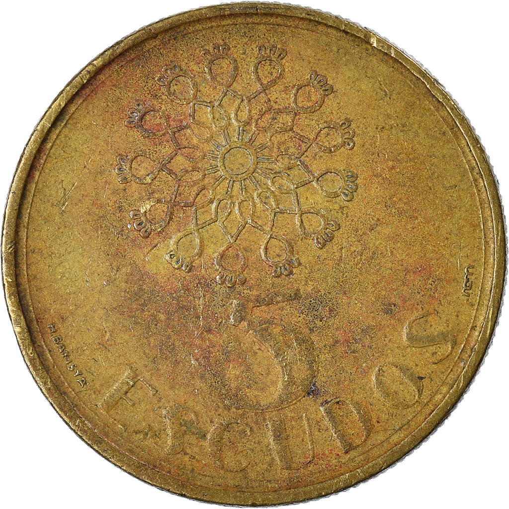 Moeda, Portugal, 5 Escudos, 1990