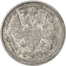 RUSSIA, 10 Kopeks, 1916, KM #20a.3, AU(50-53), Silver, 1.84