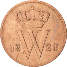 NETHERLANDS, Cent, 1828, KM #47, EF(40-45), Copper, 22, 3.83