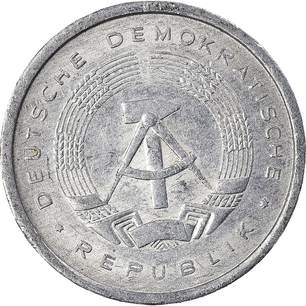 Moneta, REPUBBLICA DEMOCRATICA TEDESCA, 5 Pfennig, 1980