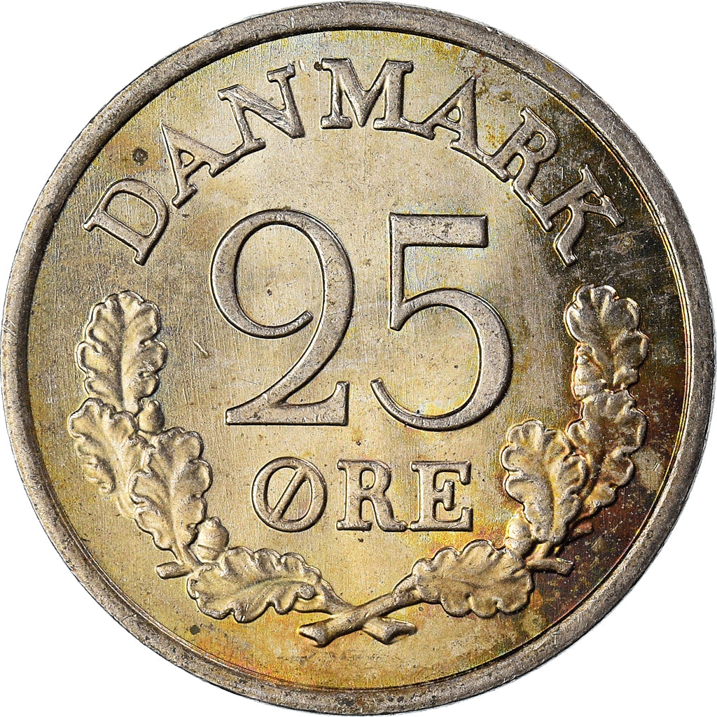 Munten, Denemarken, 25 Öre, 1964