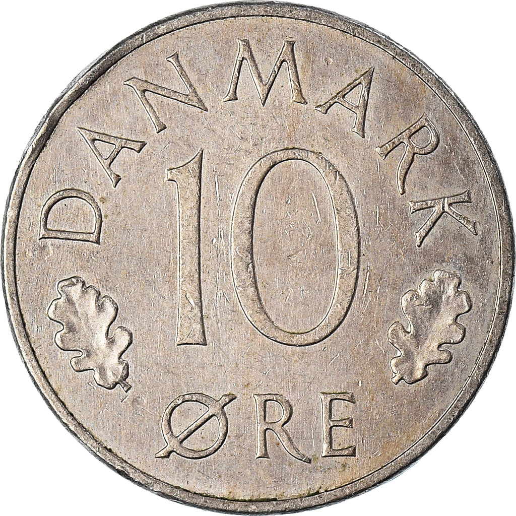 Monnaie, Danemark, 10 Öre, 1987