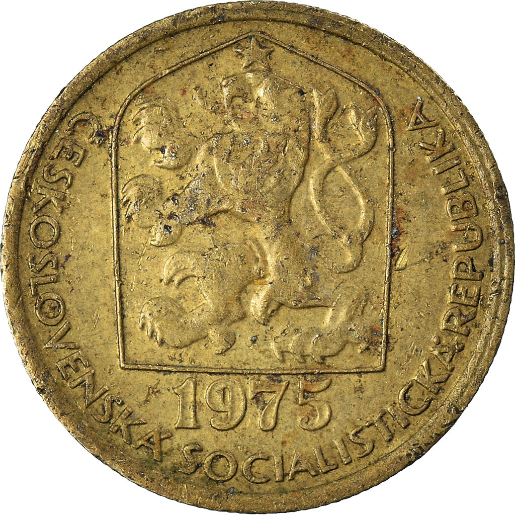 Coin, Czechoslovakia, 20 Haleru, 1975