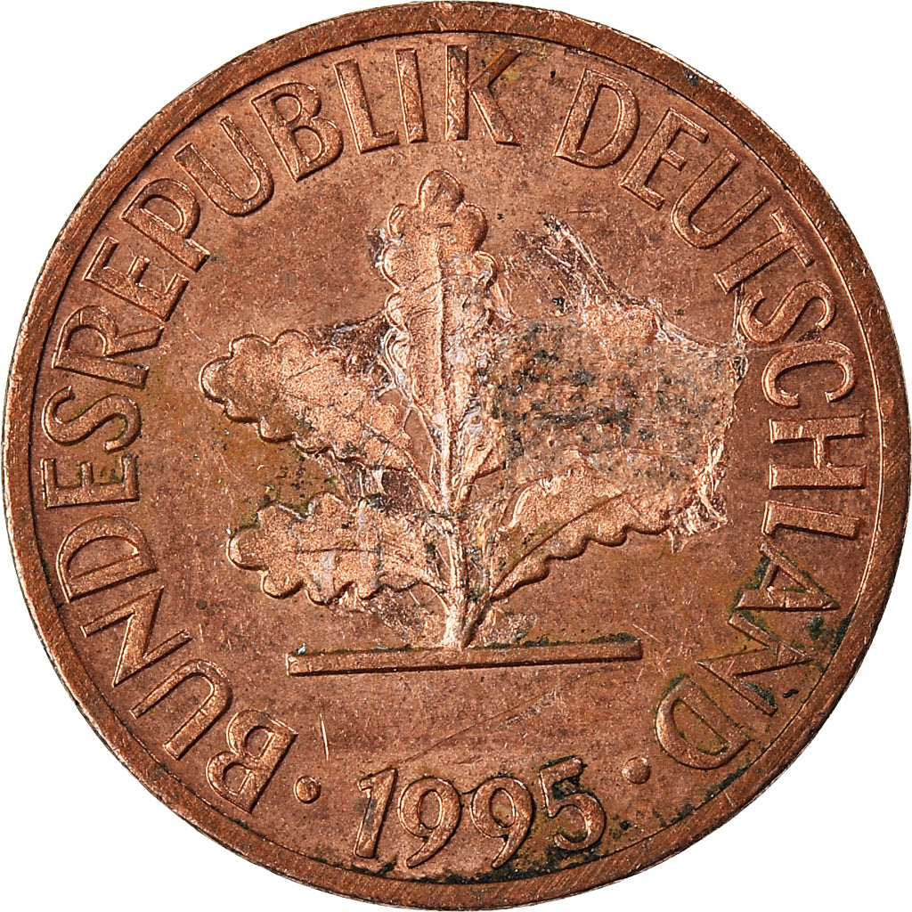 Moneta, Niemcy - RFN, Pfennig, 1995