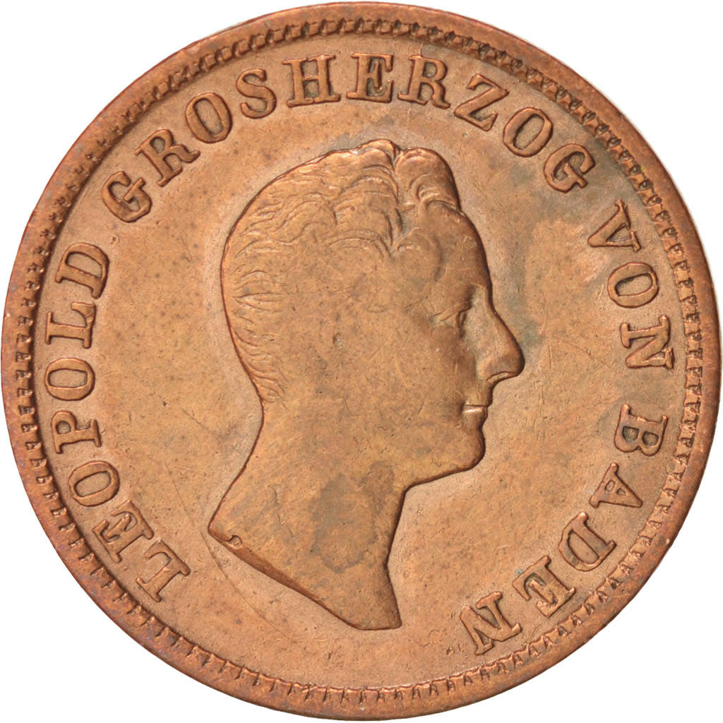 Allemagne, Baden, 1 Kreuzer 1832, KM 197.2