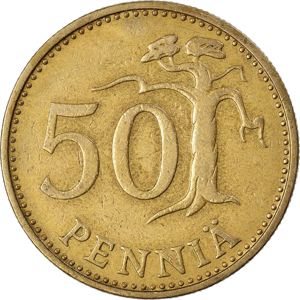 Moneda, Finlandia, 50 Penniä, 1963