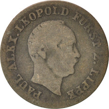 Coin, German States, LIPPE-DETMOLD, Paul Alexander Leopold II, 1/2 Silber