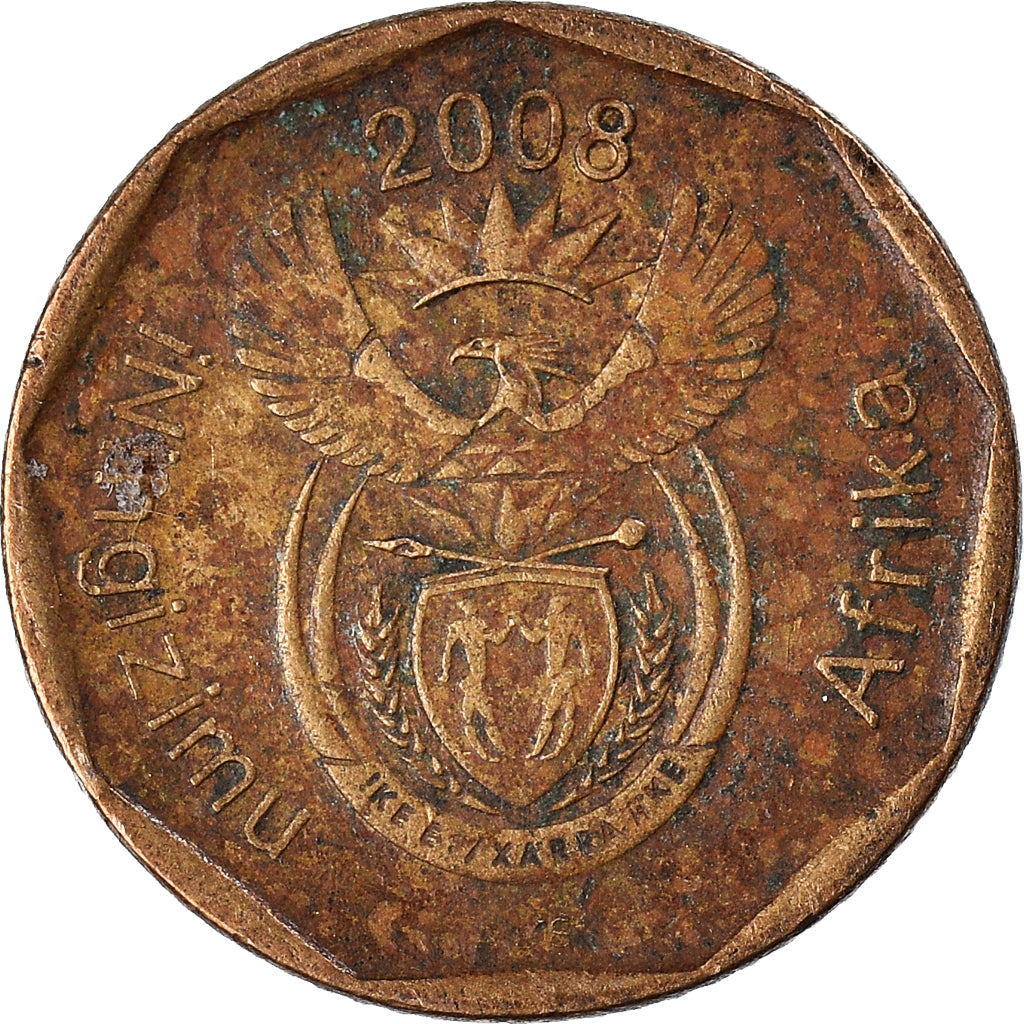 Munten, Zuid Afrika, 10 Cents, 2008