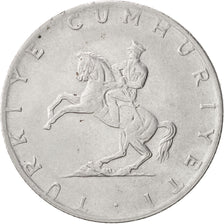 TURKEY, 5 Lira, 1977, KM #905, EF(40-45), Stainless Steel, 32.5, 10.95