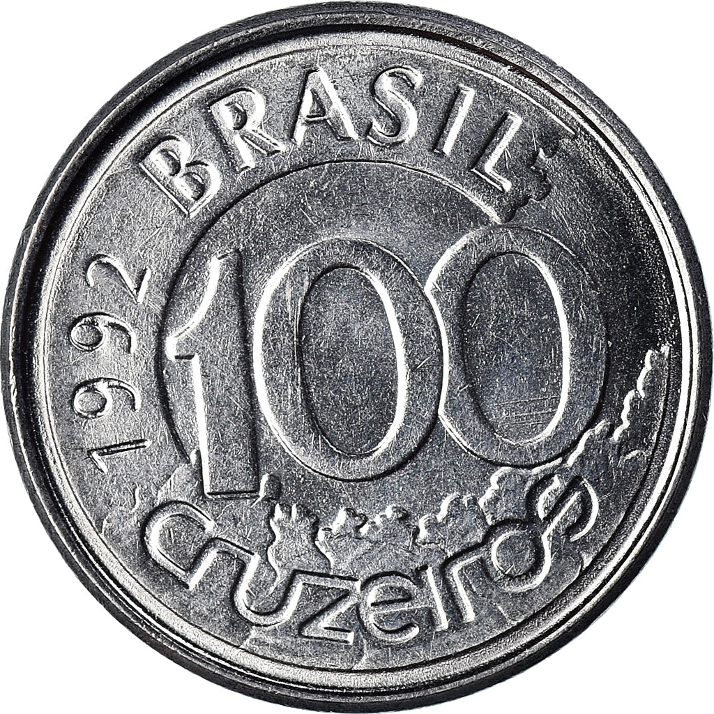 Munten, Brazilië, 100 Cruzeiros, 1992
