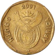 Coin, South Africa, 10 Cents, 2001