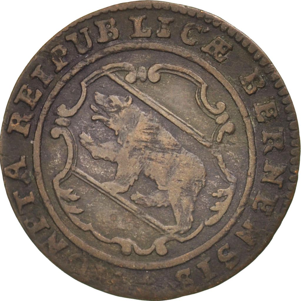 SWISS CANTONS, 1/2 Batzen, 1788, KM #91, VF(20-25), Billon, 23, 1.73