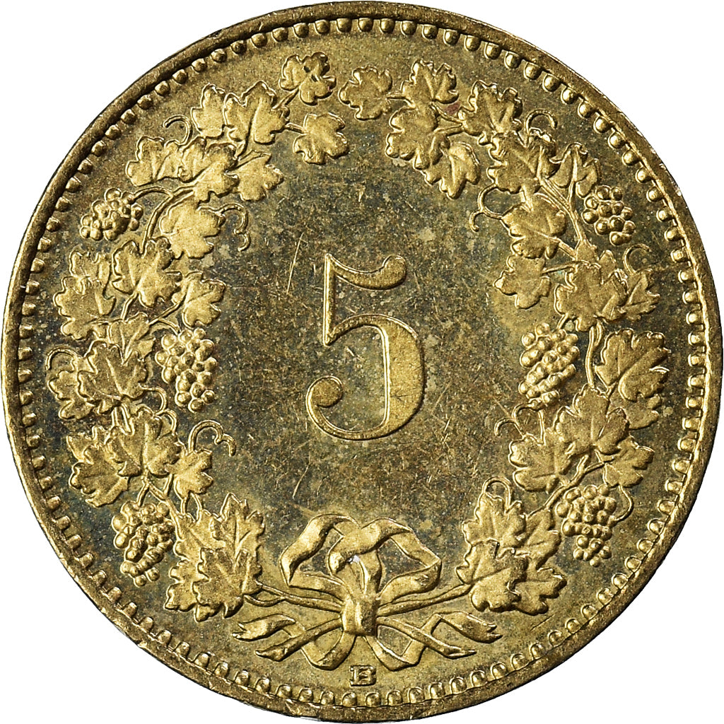 Moneta, Szwajcaria, 5 Rappen, 2005