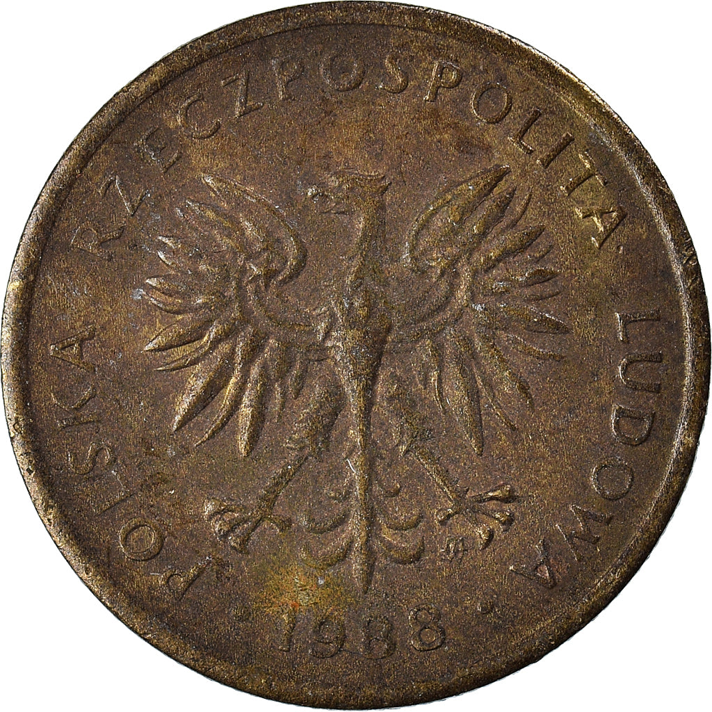 Münze, Polen, 2 Zlote, 1988