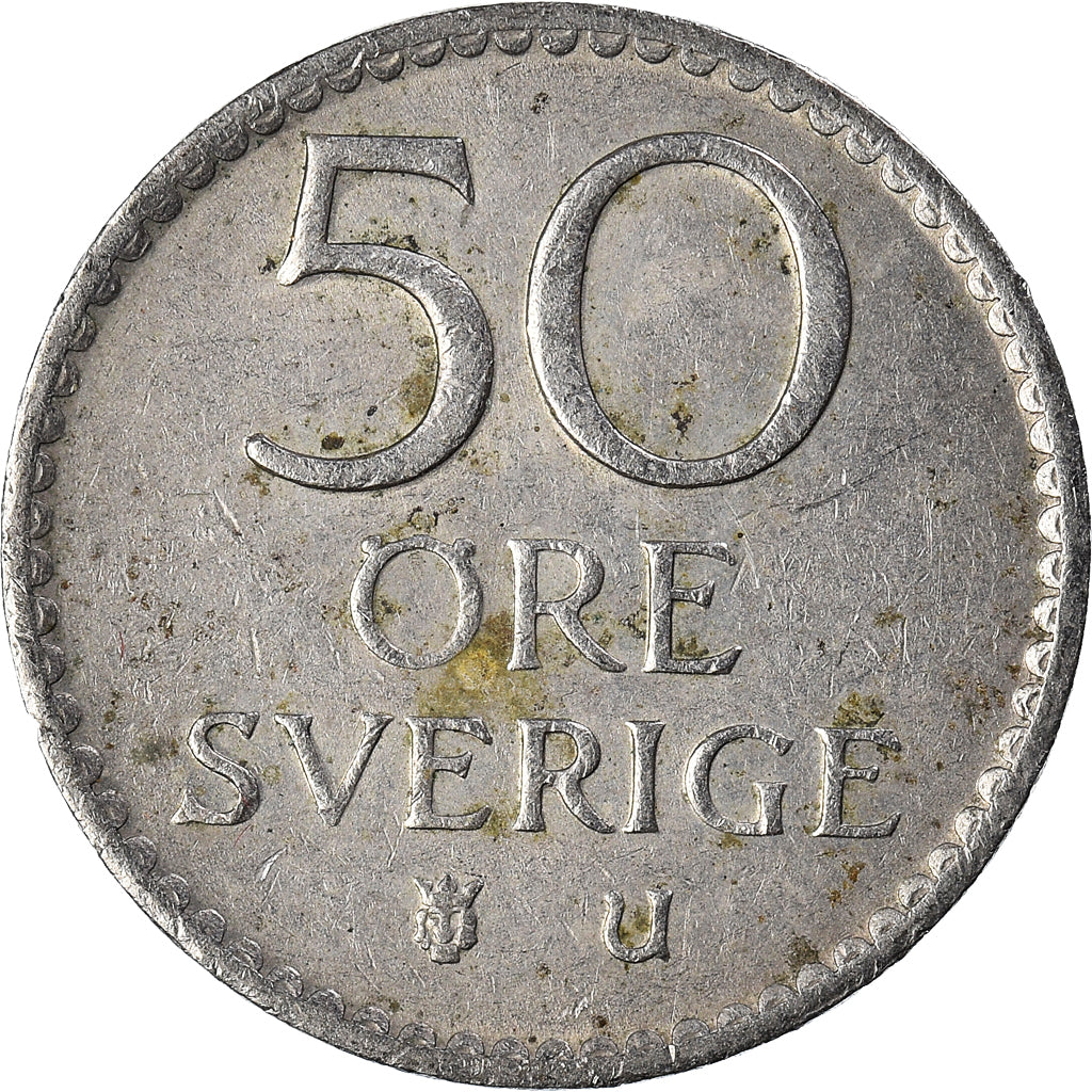Moneta, Szwecja, 50 Öre, 1967