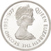 FALKLAND ISLANDS, 50 Pence, 1977, KM #10a, MS(63), Silver, 38.5, 28.15