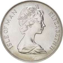 ISLE OF MAN, 25 Pence, 1975, Pobjoy Mint, KM #31a, MS(63), Silver, 38.5, 28.48