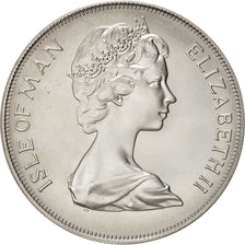 Isola di Man, Elizabeth II, 25 Pence, 1975, SPL, Argento, KM:31a