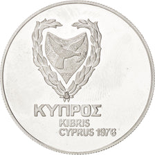 CYPRUS, Pound, 1976, KM #46a, MS(63), Silver, 28.30