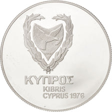 CYPRUS, Pound, 1976, KM #46a, MS(63), Silver, 28.28