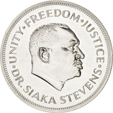 SIERRA LEONE, Leone, 1974, KM #26a, MS(63), Silver, 38, 28.47