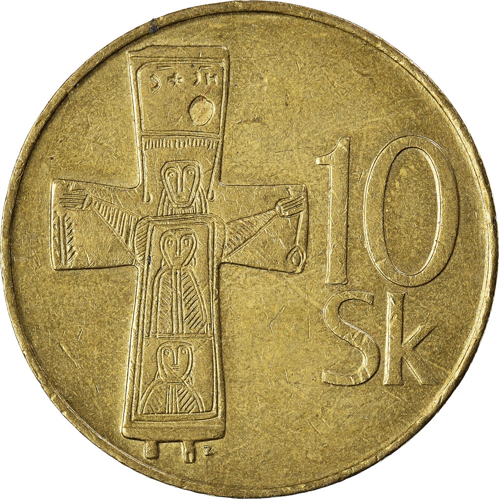 Munten, Slowakije, 10 Koruna, 1995