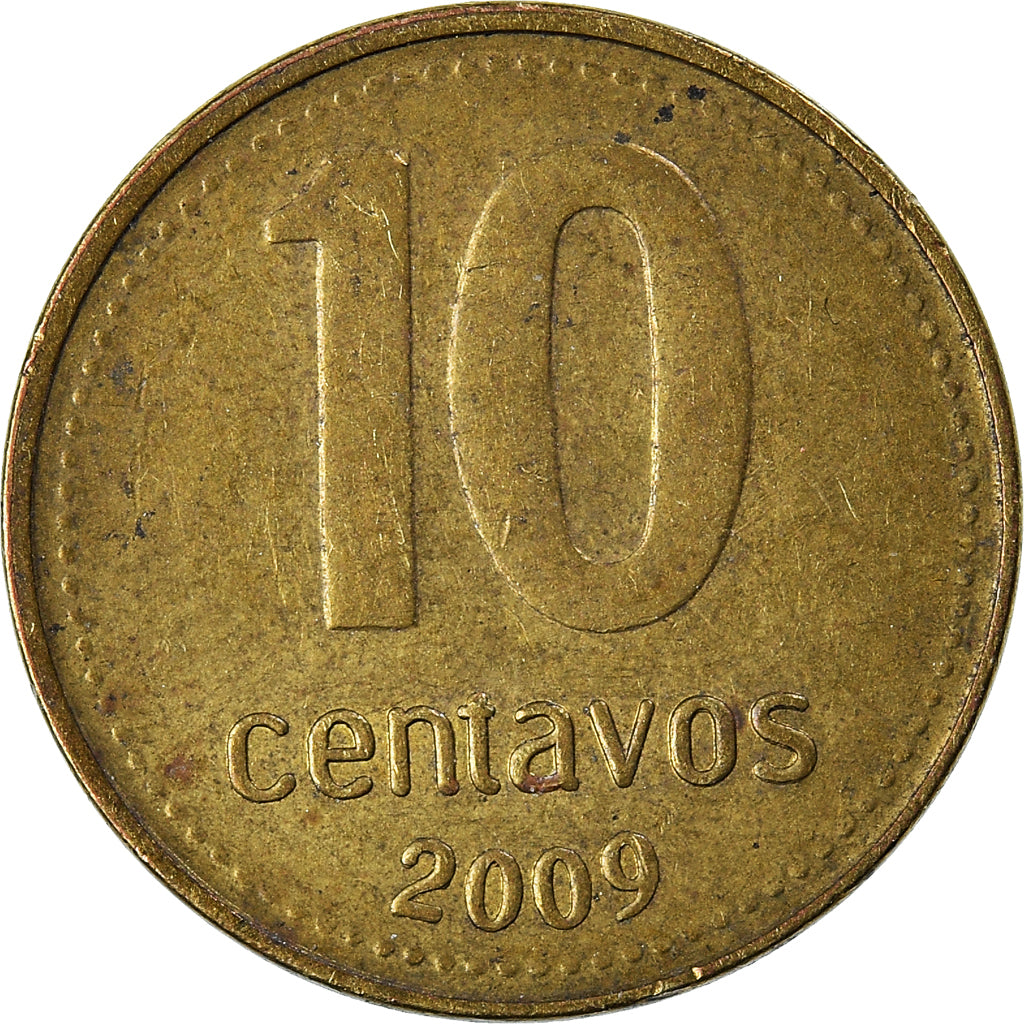 Münze, Argentinien, 10 Centavos, 2009