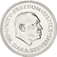 Moneda, Sierra Leona, Leone, 1974, SC, Plata, KM:26a