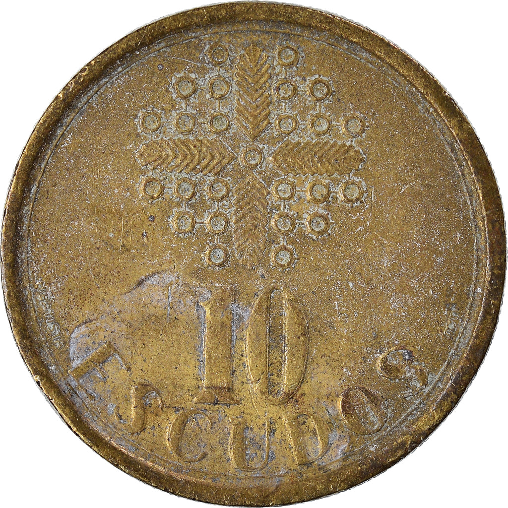 Coin, Portugal, 10 Escudos, 1991