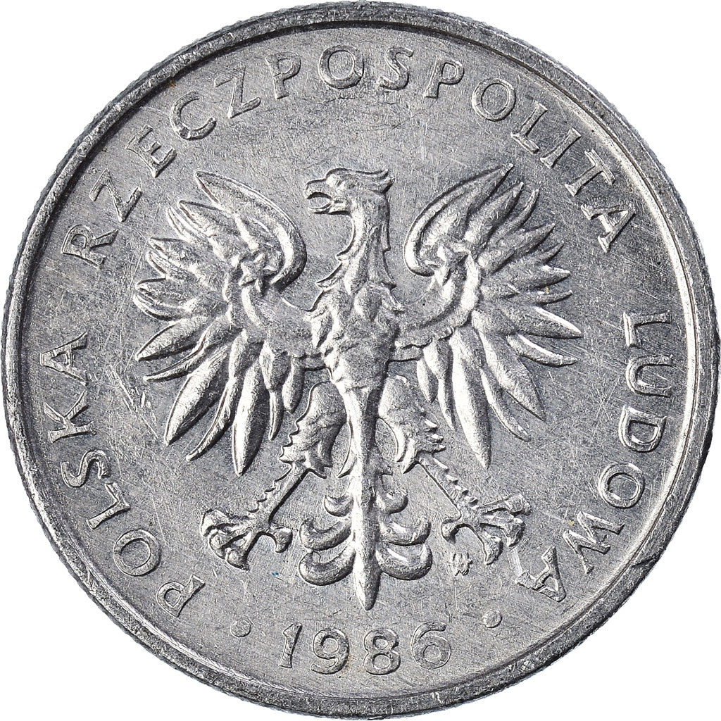 Moneta, Polonia, 50 Groszy, 1986